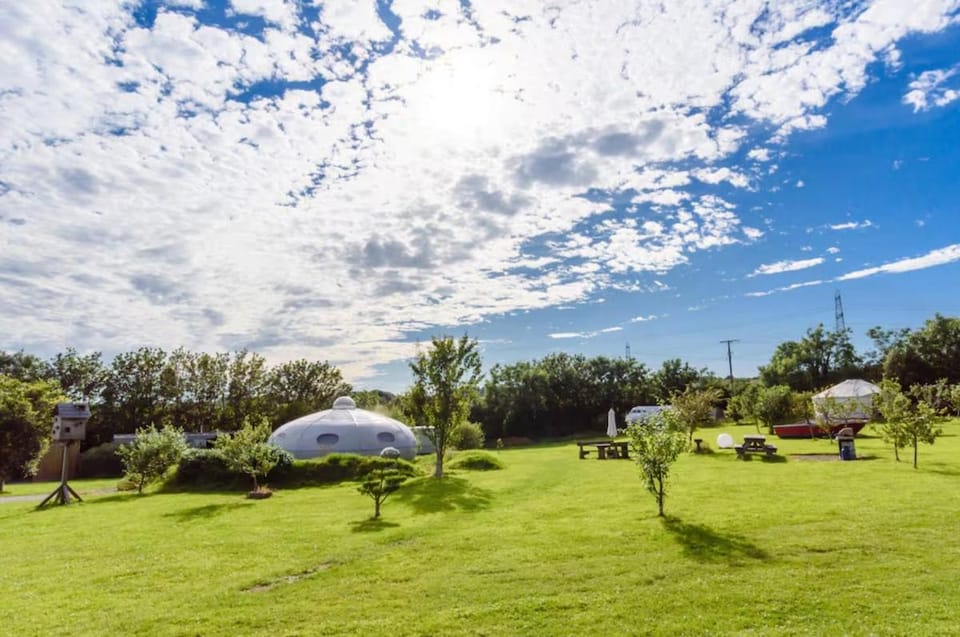 The UFO - The UK's Most Unique Tiny Home House in Saint Florence
