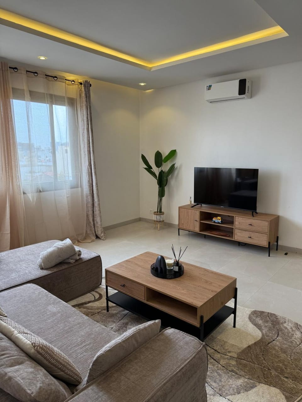 Cozy apartment, living room bedroom, at Sacré Coeur 3 Apartment in Dakar