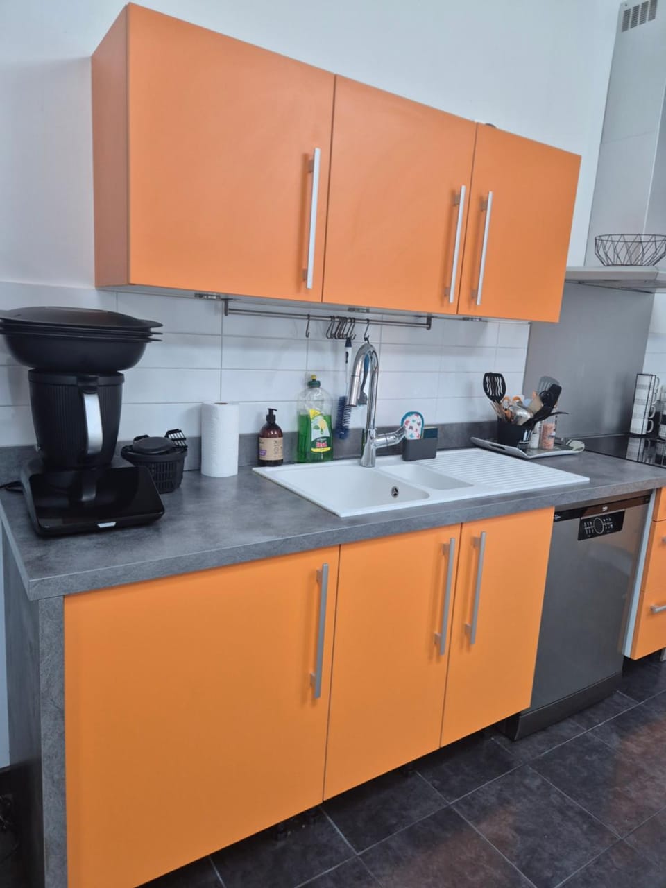 Coffee/tea facilities, Kitchen or kitchenette, dishwasher, stove