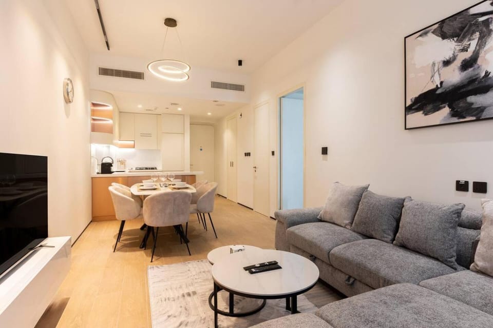 Spacious 1BR in JVC with Padel Court near the Mall Apartment in Dubai