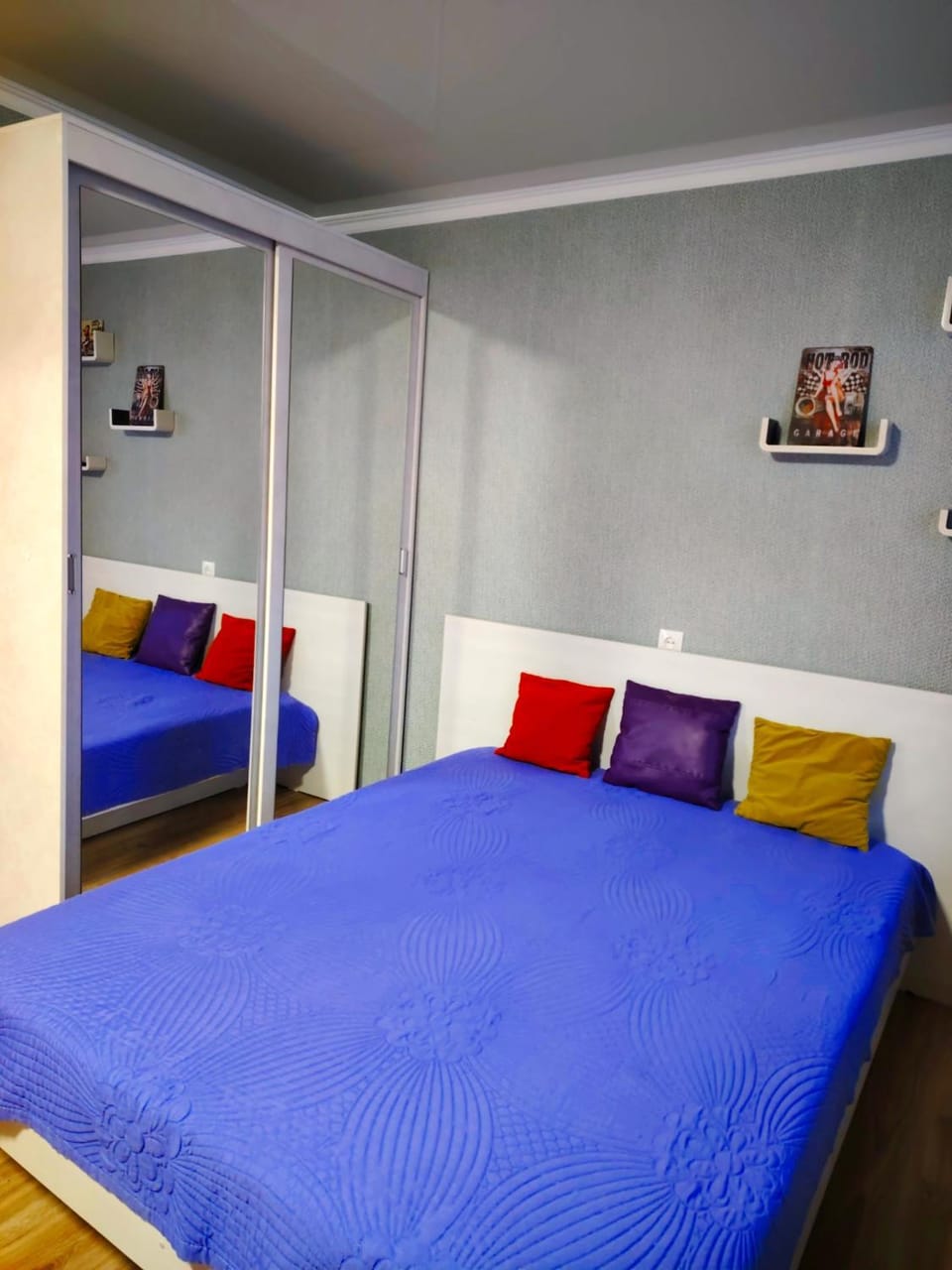 Bed, Bedroom, wardrobe