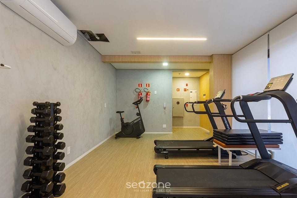 Studio w/ balcony in Condo w/ gym GBN0506 Apartment in Sao Paulo City