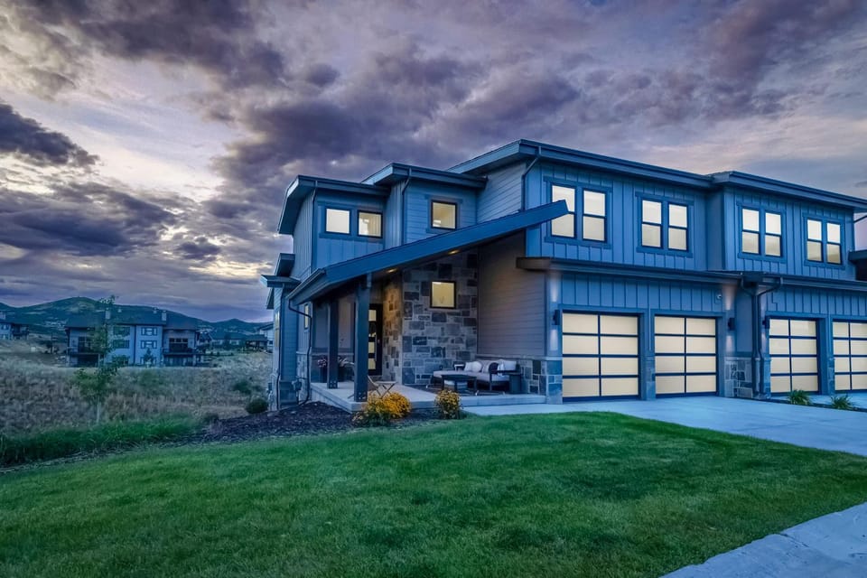 Abode at Redemption Ridge deer valley east hot tub game room House in Jordanelle Reservoir