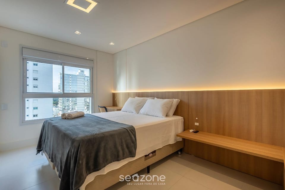 Apt in a Building w/ Gym 200m from the Sea PTC1105 Apartment in State of Santa Catarina