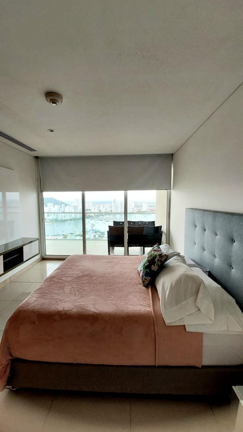 Apartamento en Lujoso Edificio H2 Plaza Bocagrande Apartment in Cartagena