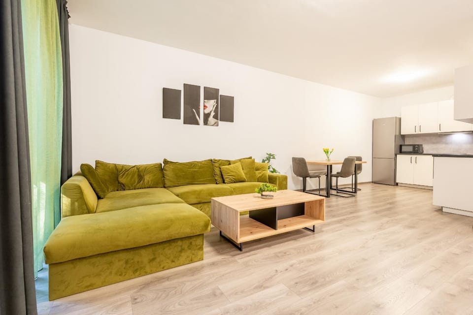 Kitchen or kitchenette, Living room, Dining area