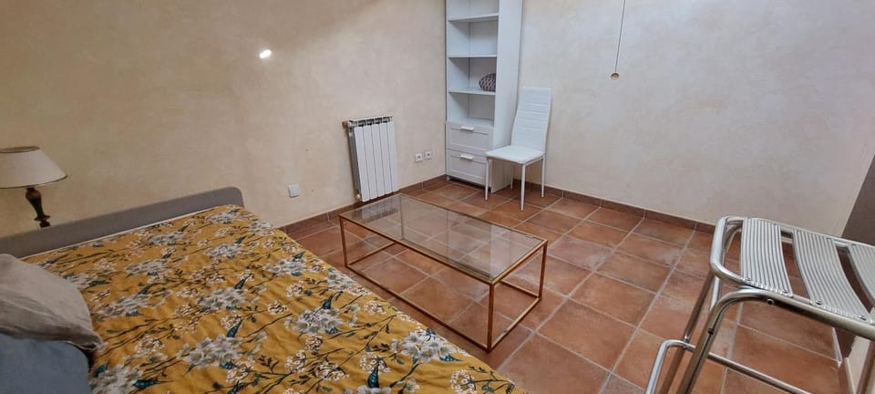 Bed, Living room, heating, wardrobe