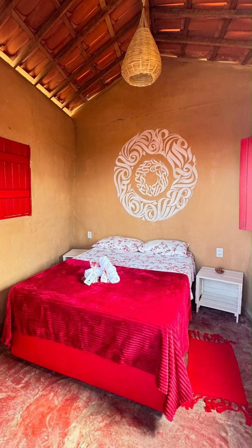 Cabanas de Taipa Nature lodge in State of Rio Grande do Norte, Brazil
