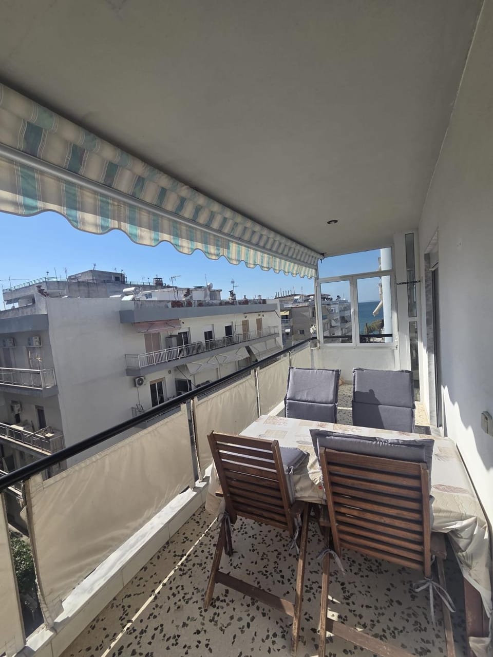 Property building, Day, View (from property/room), Balcony/Terrace, Dining area