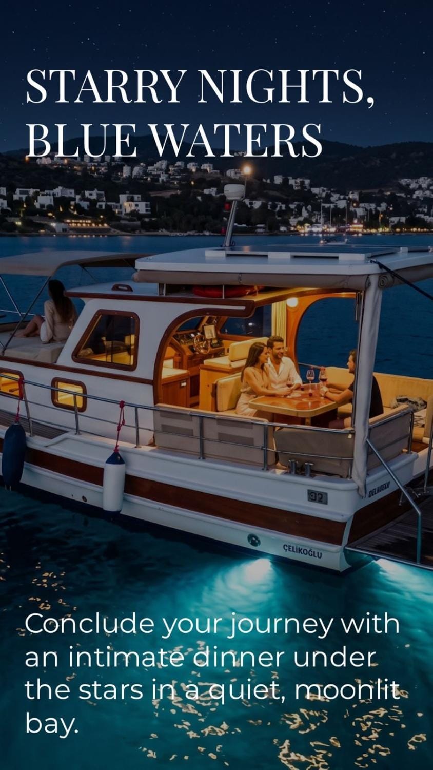 Çelikoğlu love boat Docked boat in Bodrum