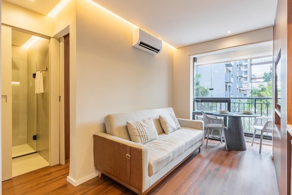 Apê Luxuoso Pinheiros, Sala com cozinha e Quarto Apartment in Sao Paulo City