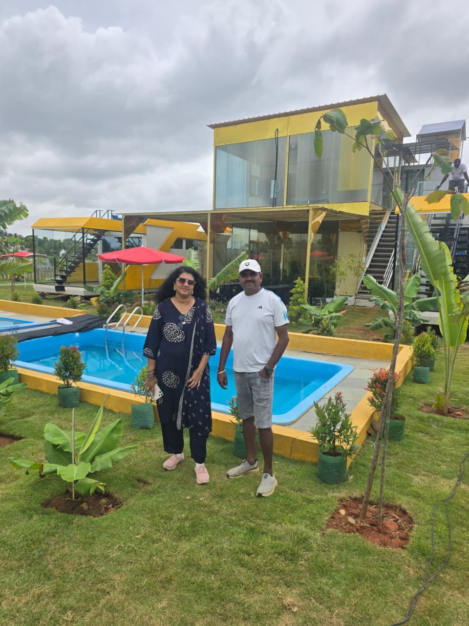 People, Natural landscape, Garden, Guests, Swimming pool, group of guests