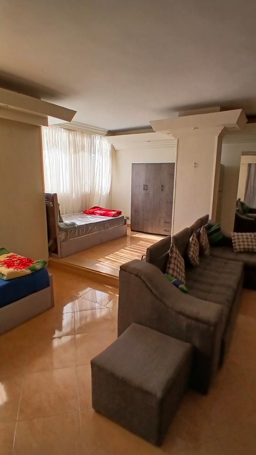 استديو مفروش كبير ومكيف ونظيف ومكان راقي وهدوء Apartment in Cairo Governorate