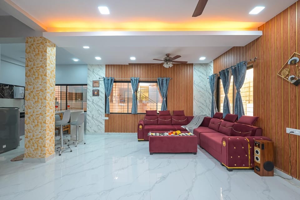 Communal lounge/ TV room, TV and multimedia, Kitchen or kitchenette, Living room, Seating area, Evening entertainment, fireplace, air conditioner