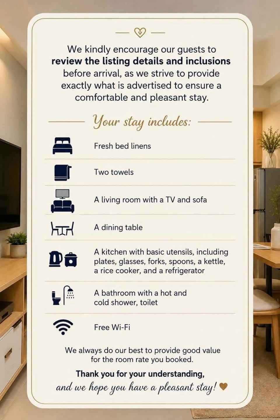 SHORE 1 TOWER D- Group Staycation Apartment in Pasay
