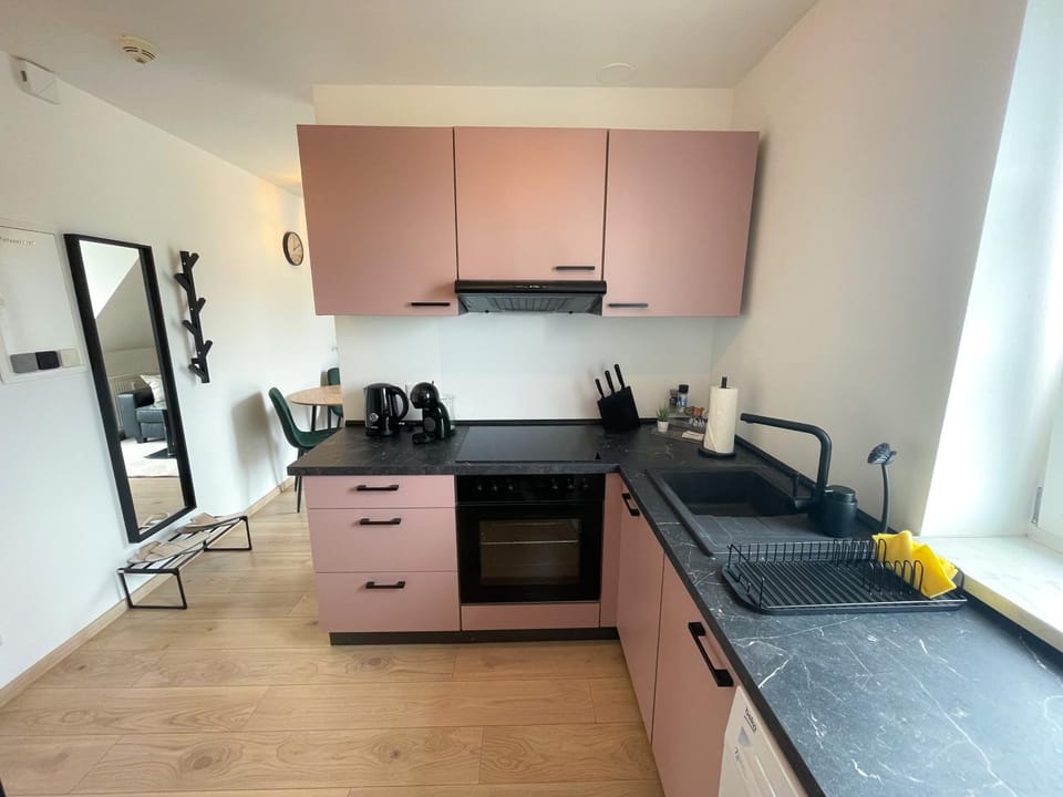 Coffee/tea facilities, Kitchen or kitchenette, pet friendly, stove