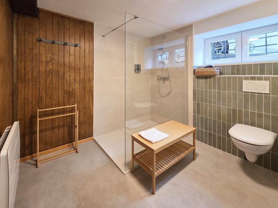 Shower, Toilet, Bathroom, towels