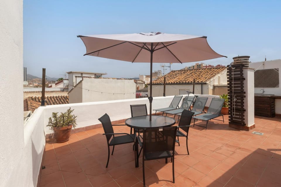 Balcony/Terrace, Dining area, sunbed
