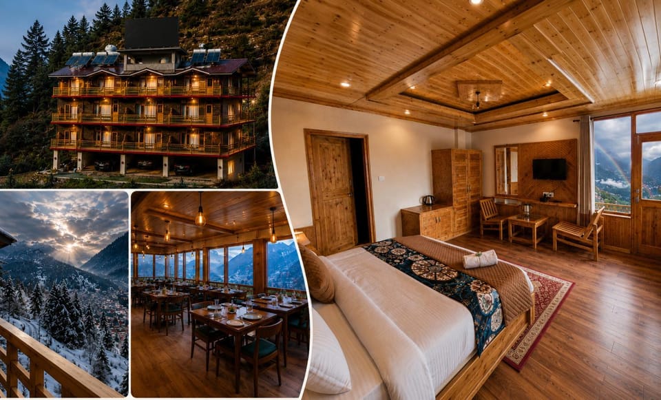 Natural landscape, Living room, Mountain view