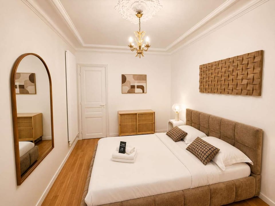 Appartement Parisien 2 Chambres - 6P - goncourt Apartment in Paris