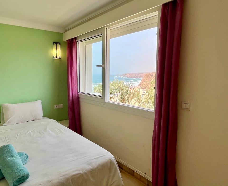 Bed, Natural landscape, Bedroom, Mountain view, Sea view