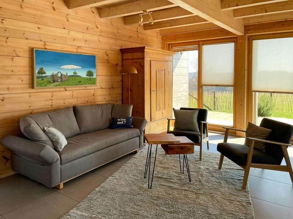 Apartment in a log cabin on a vineyard Cabin in Rhineland-Palatinate