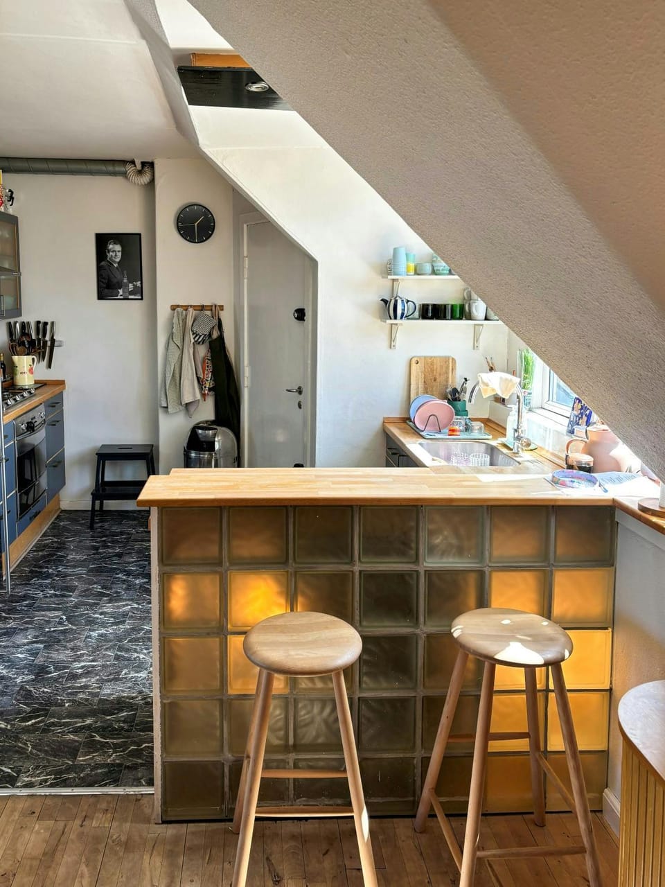 Bright flat with skyline and Norrebro views Apartment in Frederiksberg