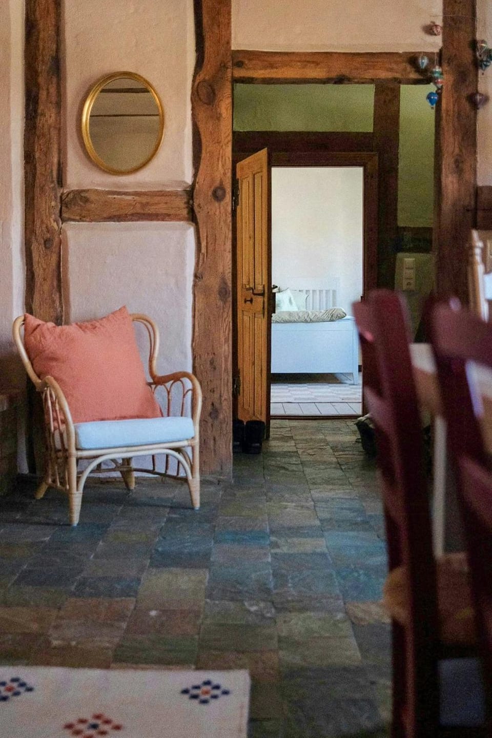 Half-timbered house from 1850 in Schorfheide House in Wandlitz