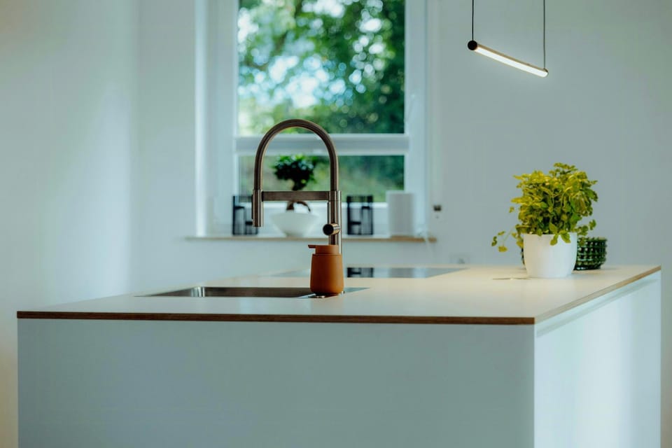 Mid-century house with valley view in Vulkaneifel House in Vulkaneifel