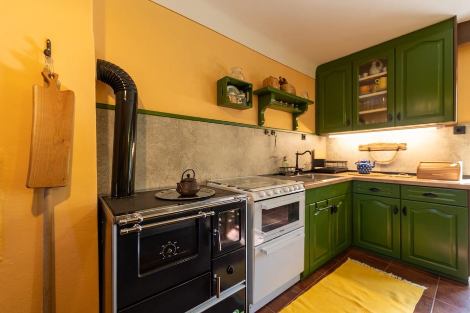 Kitchen or kitchenette, dishwasher, oven