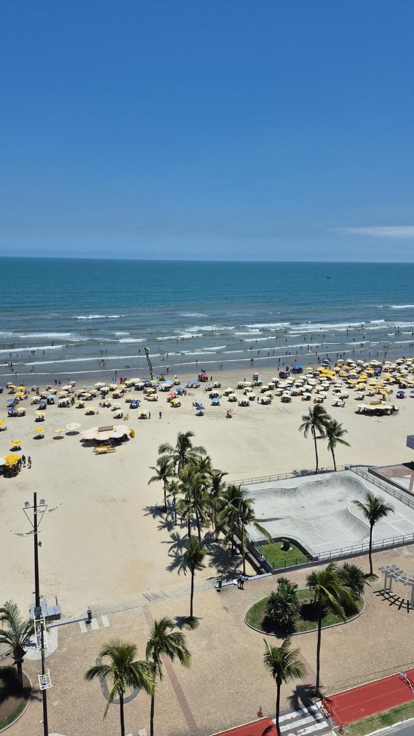 Apê Vintage Vista no mar Ocian de - 5 hóspedes Apartment in State of São Paulo