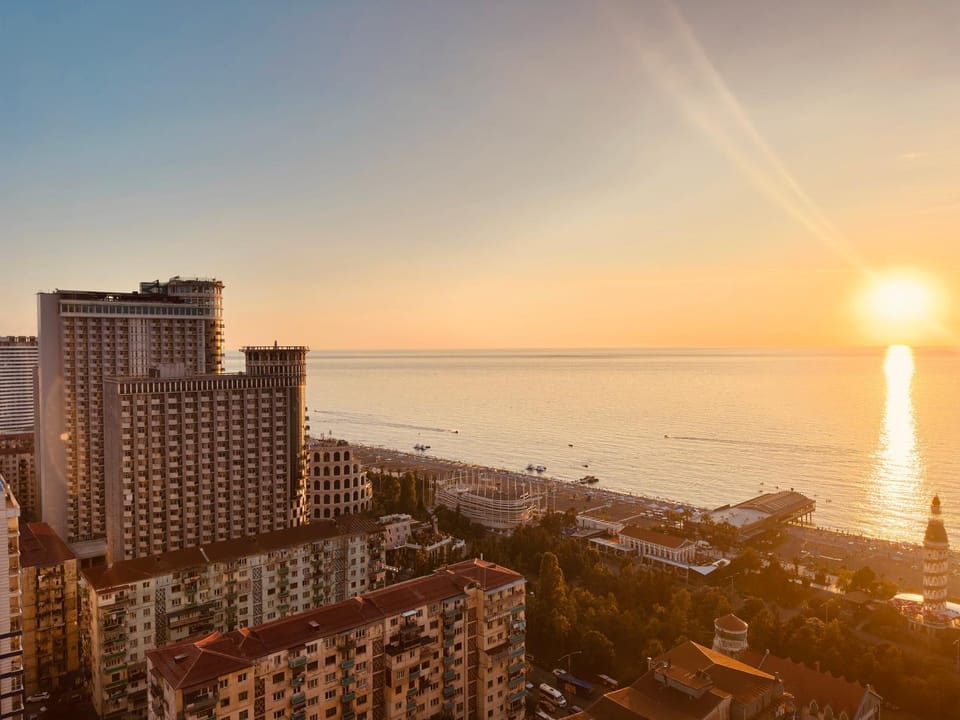 Day, Natural landscape, City view, Sea view, Sunrise, Sunset