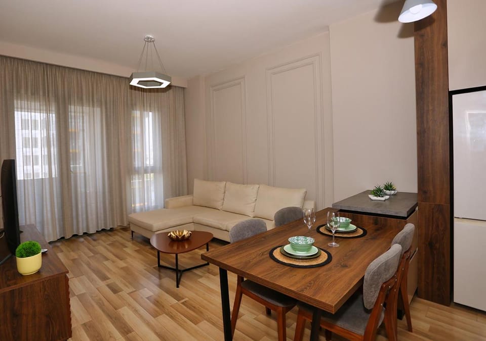 Living room, Seating area, Dining area