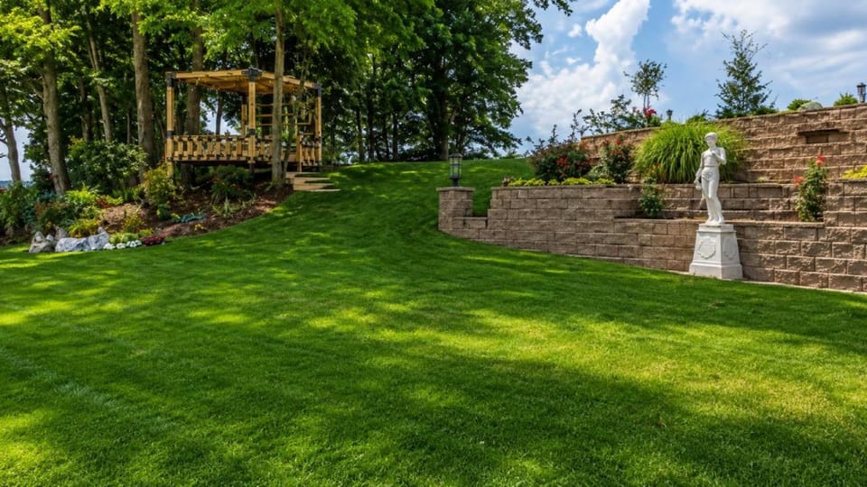 Private Island Retreat With Beach and Hot Tub House in Battle Creek