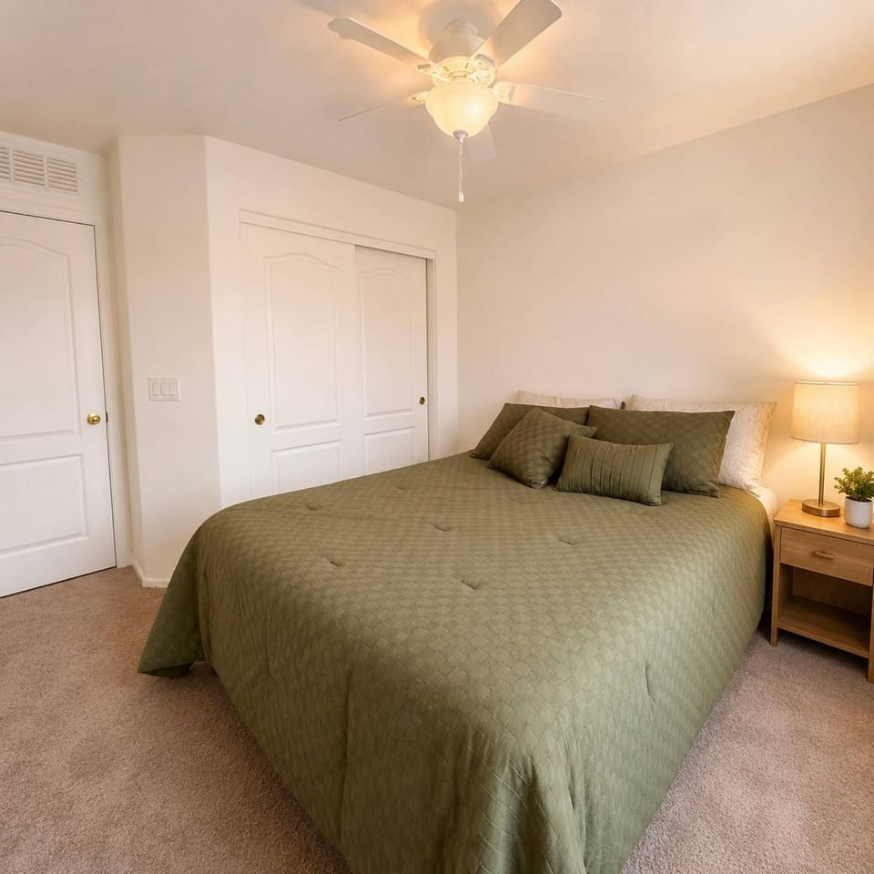 Bed, Bedroom