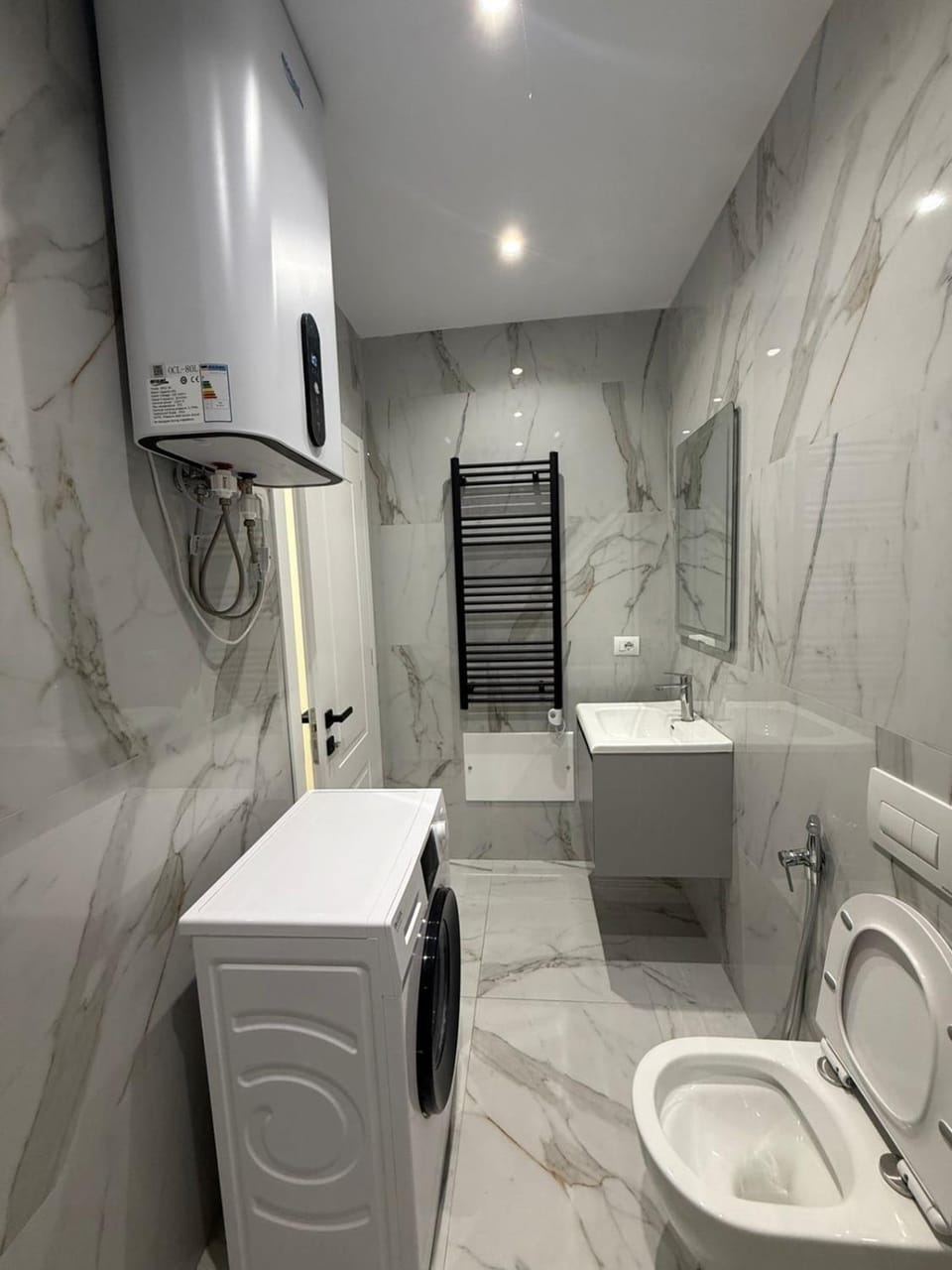 Toilet, Bathroom, washing machine