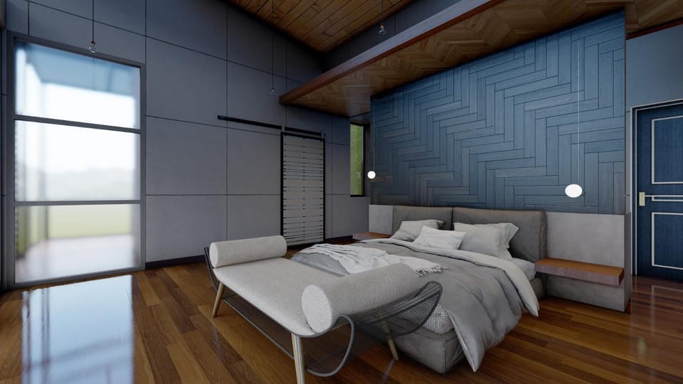 Photo of the whole room, Bedroom