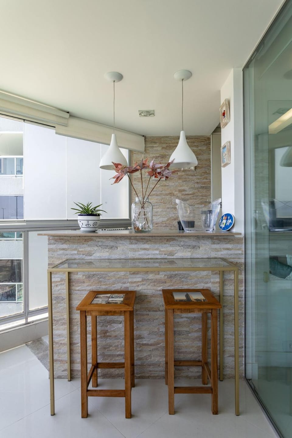 Coastal deco Sea View Apartment in Rio de Janeiro
