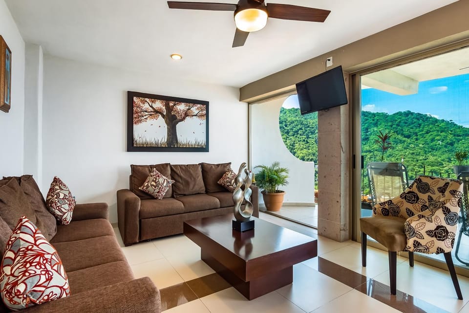 Ocean-view 2BR Casa Luna in Puerto Vallarta Apartment in Mismaloya