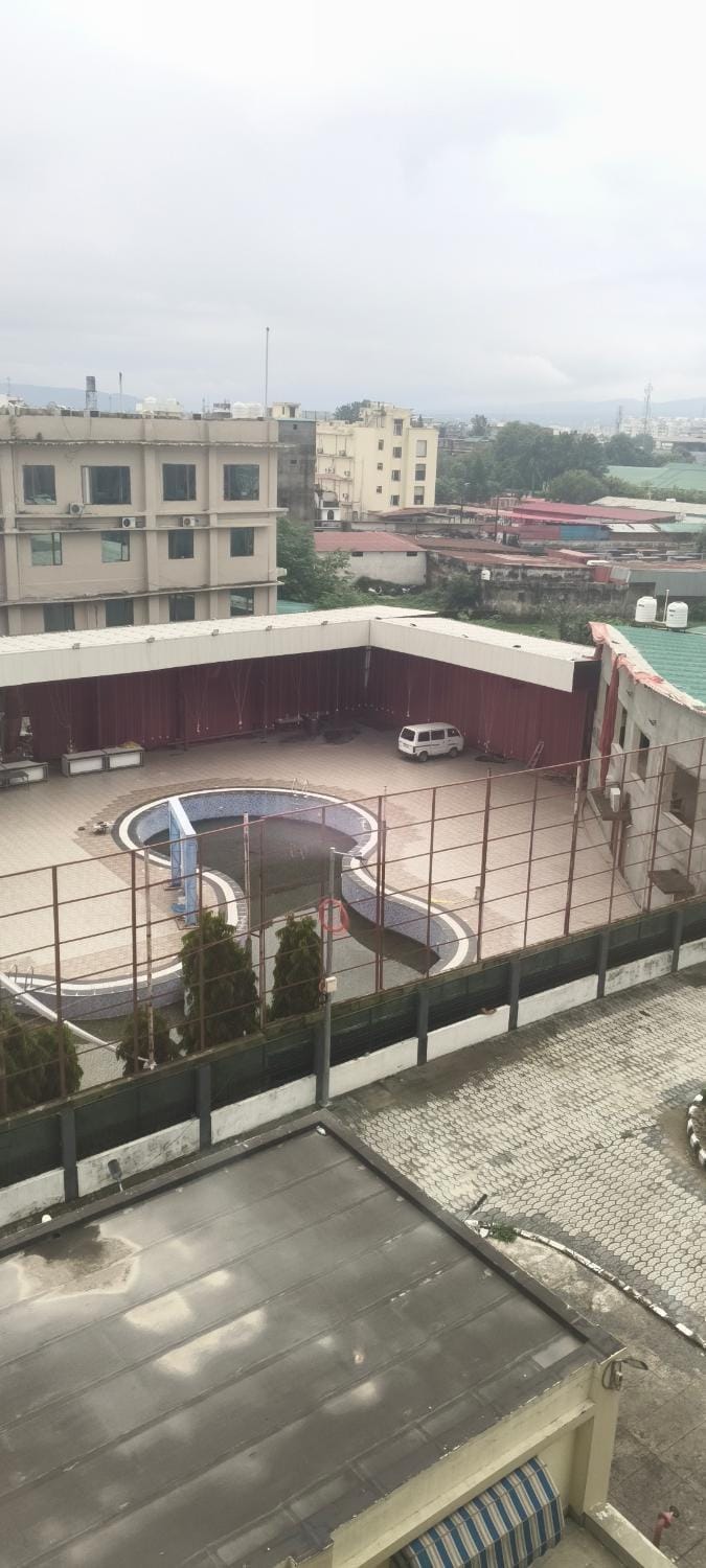 Pool view, Swimming pool, Parking