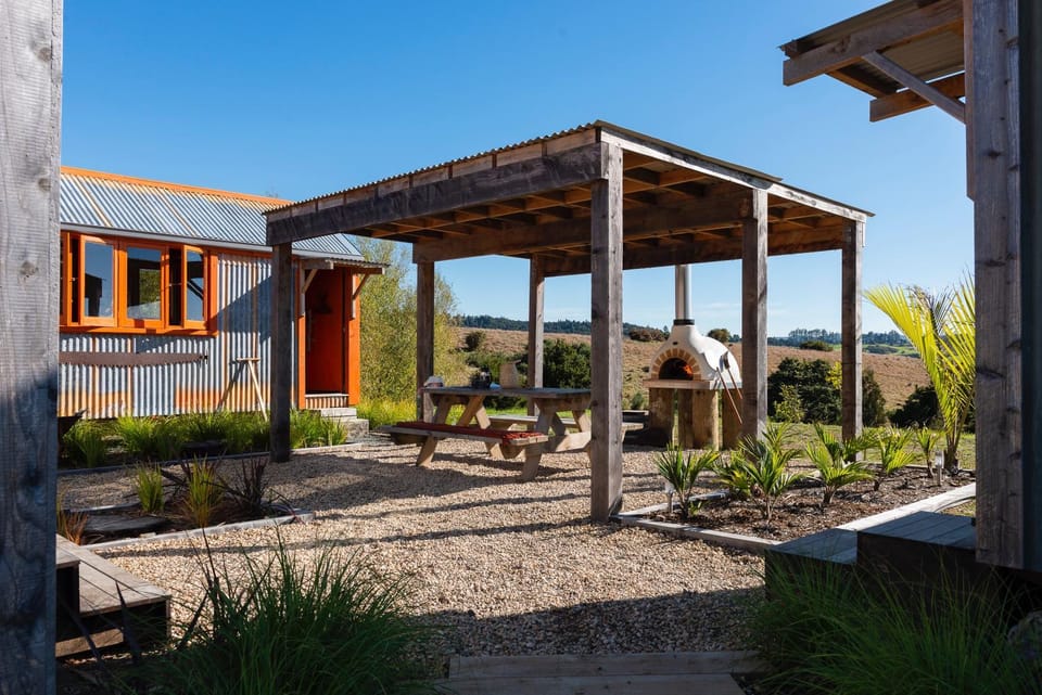 Property building, Dining area, Garden view