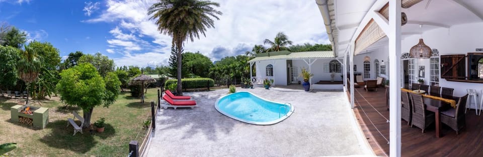 Patio, Garden, Garden view, Swimming pool