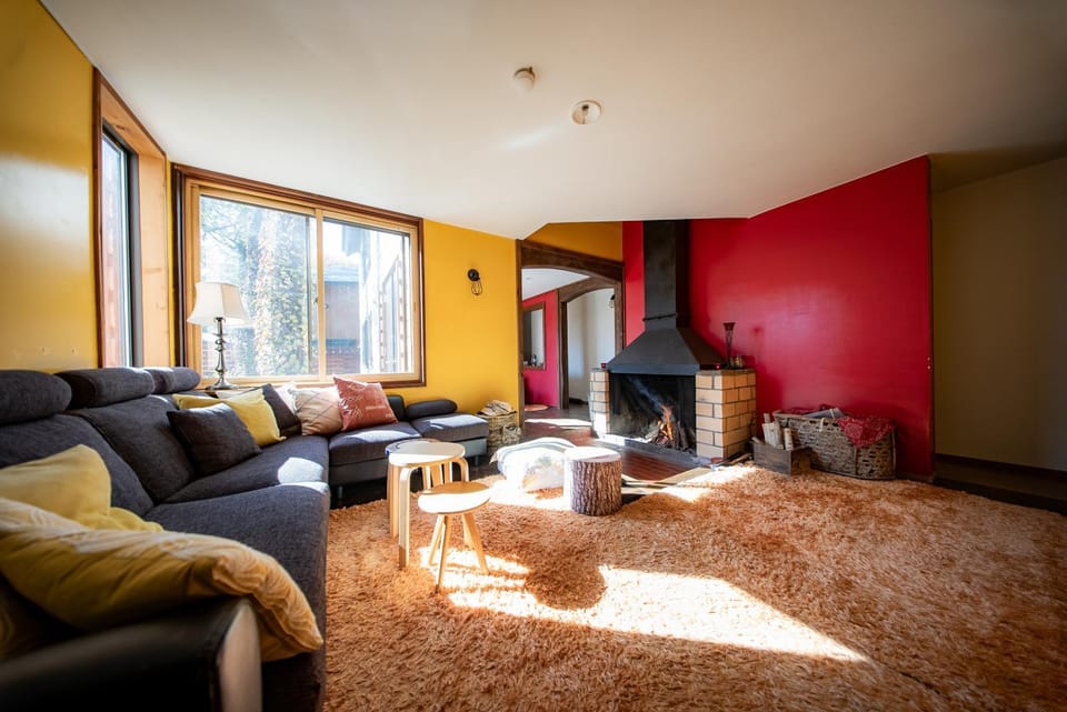 Communal lounge/ TV room, fireplace