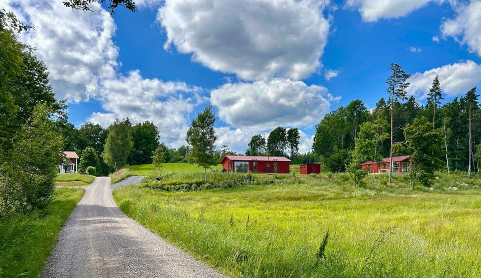 Bright summer house by Klocksjon in Ramkvilla House in Sweden