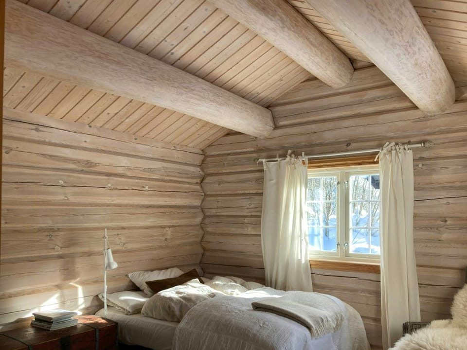 Timber house from 1600s in historic mining village House in Viken, Norway