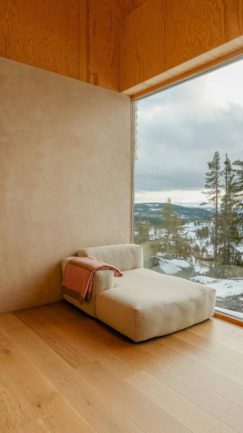 Architect cabin with view in Eggedal Cabin in Viken, Norway