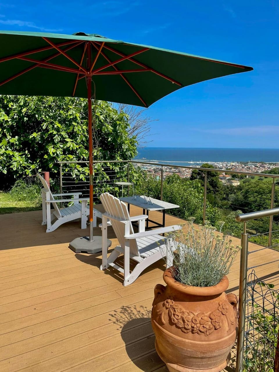 Casale with pool and views over the Adriatic House in Grottammare