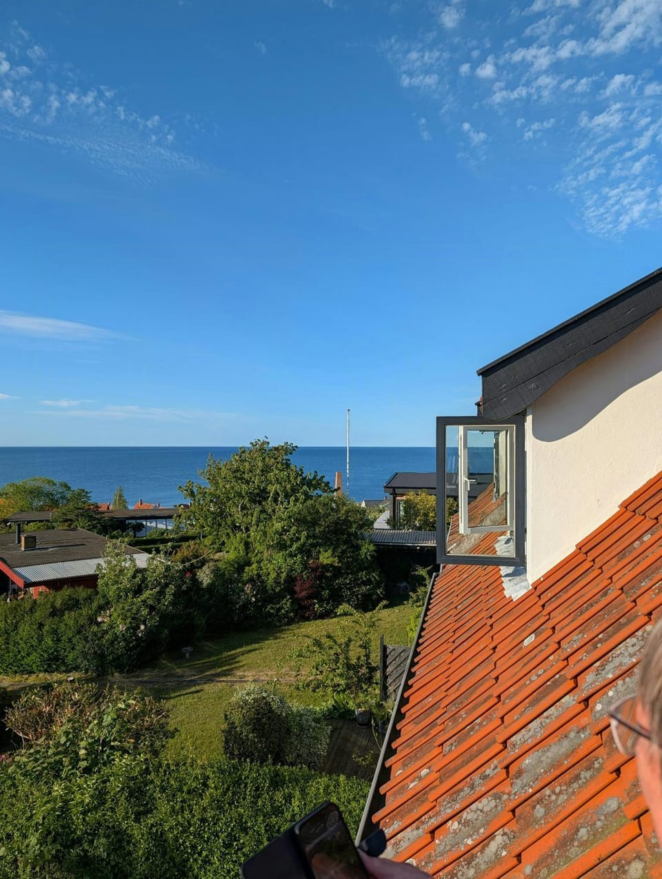 Semi-detached house with sea view in Sandvig House in Bornholm