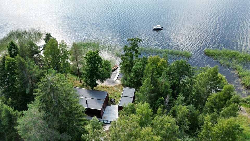 Architect-designed cabin with Harefjord views Cabin in Västra Götaland County