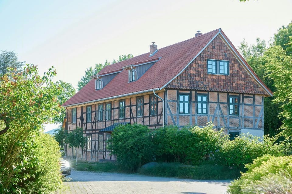 18th-century half-timbered house in Lutter Apartment in Lower Saxony, Germany
